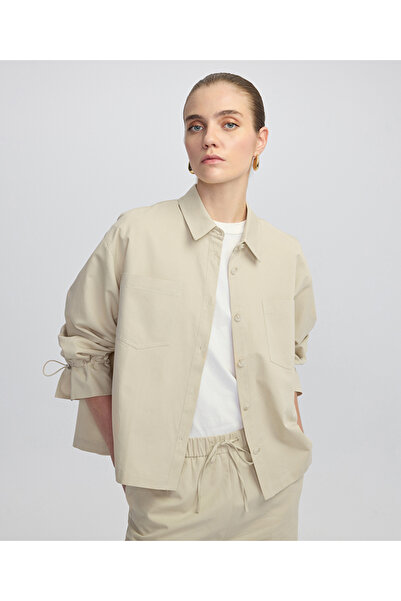 MISS IPEKYOL Pileli gömlek ceket