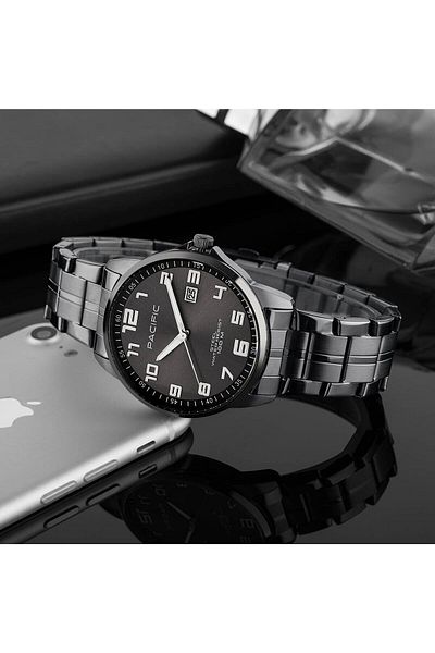 PACIFIC Men's Quartz Grey, MIYOTA 2315-3
