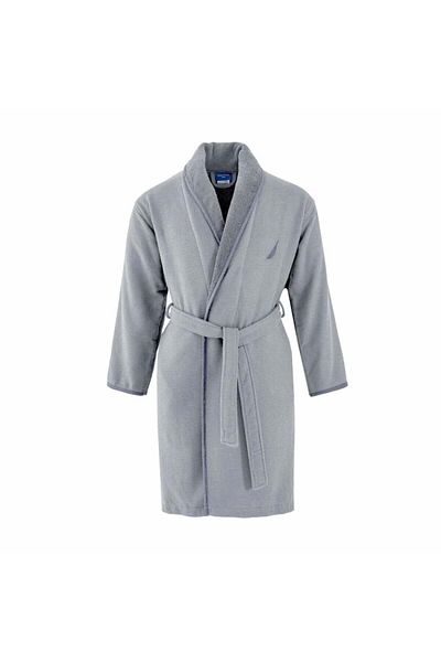 Nautica Halat de baie, Marlin, unisex, 550 g/mp, 100% bumbac, S, gri