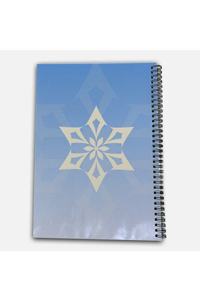 Define Moyas Genshin Impact Chongyun Checkered A4 School Notebook 72 Sheets Model 1