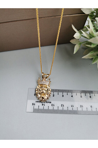 Aslı Gold Altın 3.5 Cm Büyük Boy Aslan Kolye Ucu