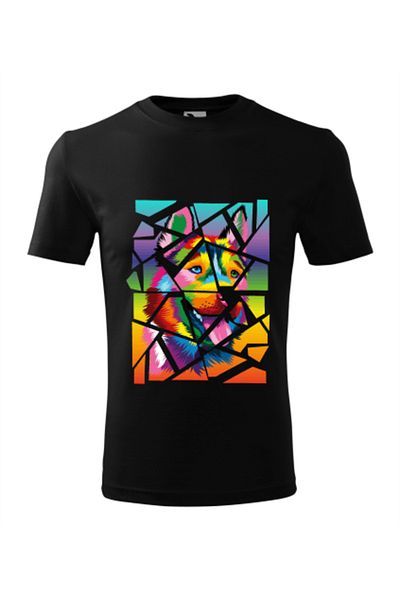 Malfini Tricou Copii, personalizat "Husky in the House"