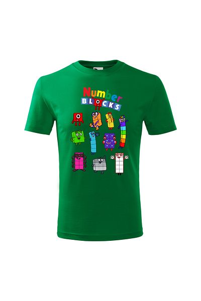 Malfini Tricou personalizat, "Numberblocks 1"