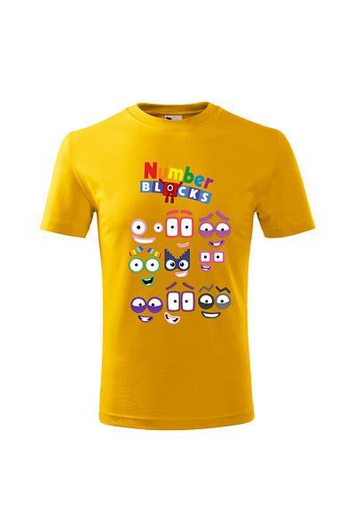 Malfini Tricou personalizat, "Numberblocks 2", 6 ani