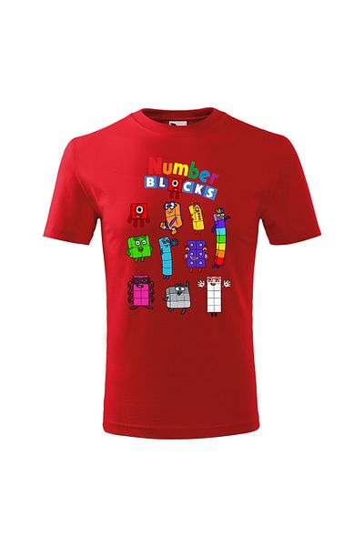 Malfini Tricou personalizat, "Numberblocks 1", 6 ani