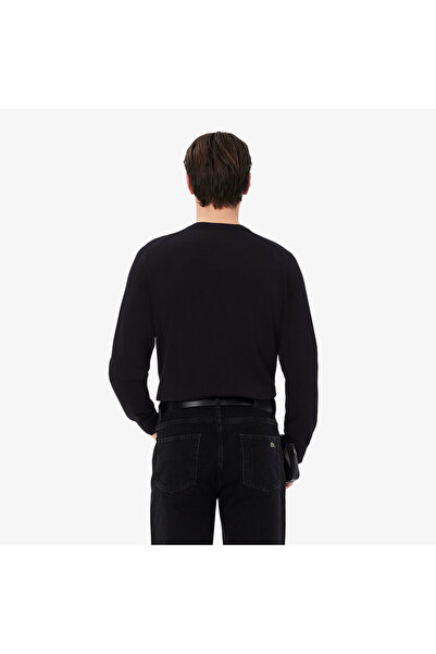 Lacoste Monochrome Cotton V-neck Sweater - AH1951-00-031