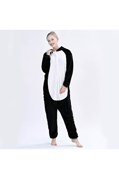 GALASUN Pajamas, one-piece microfiber jumpsuit GALA21-919 Black-White
