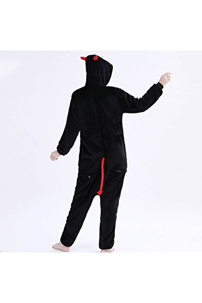 GALASUN Pajamas, one-piece microfiber jumpsuit GALA21-919 Black-White
