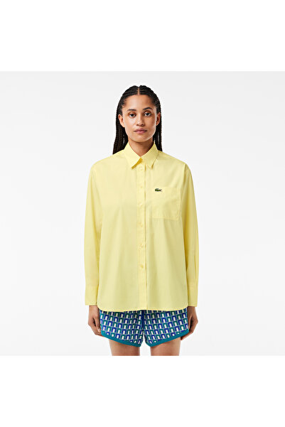 Lacoste Oversized Fit Cotton Poplin Shirt - CF7706-00-107