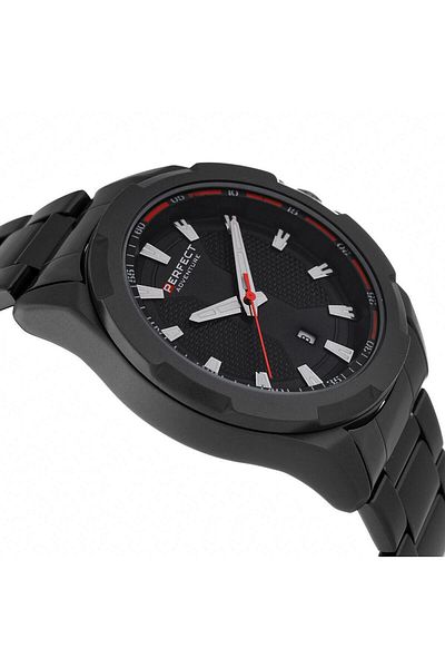 PERFECT Ceas bărbătesc cu cuarț negru, MIYOTA 2115-6