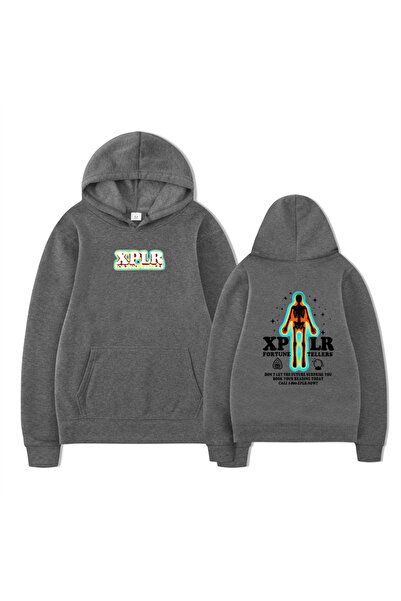 Tarzsokak Grafică termică cu imaginea unui schelet gri