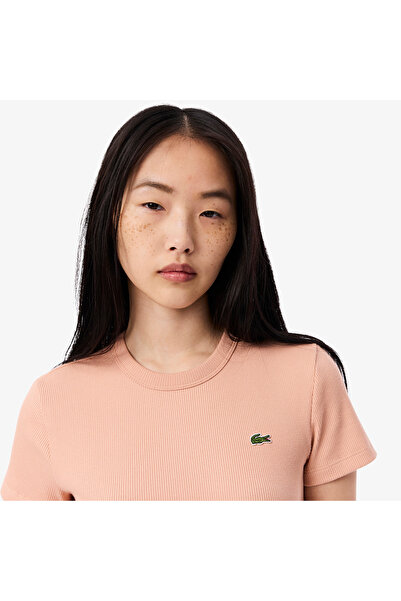 Lacoste Slim Fit Ribbed Cotton T-shirt - TF5538-00-ZIH