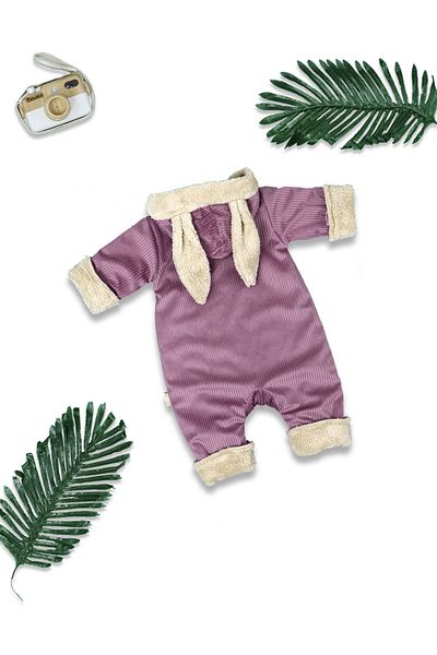 Nehad Bebe Baby Girl Welsoft Jumpsuit Winter Model Rabbit