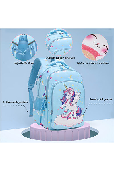 esabela 3-Piece Backpack Set for Kids, Light Weight Water-Proof School Bag, S...