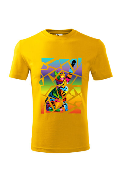 Malfini Tricou Copii, personalizat "High Five Cat",
