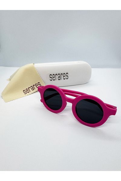 SERARES Valencia Model, Girl, 3-7 Years, Pink Color, Uv400 Protection Children's Sunglasses