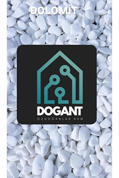 dogant özdoğanlar avm Beyaz Dolomit Tararyum Fanus Saksı Dere Çakıl Taşı 1 Kg