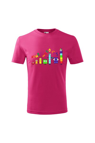 Malfini Tricou personalizat, "Numberblocks 6"
