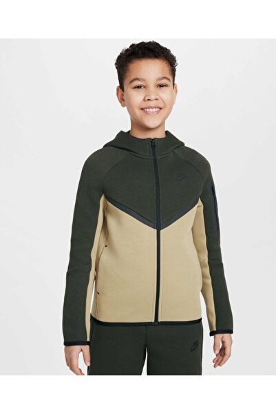 Nike Sportswear Tech Fleece Older Kids' Full-Zip Hoodie