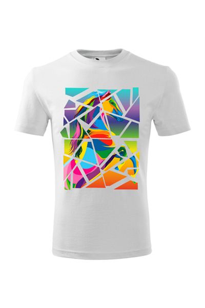Malfini Tricou Copii, personalizat "Majestic Horse"