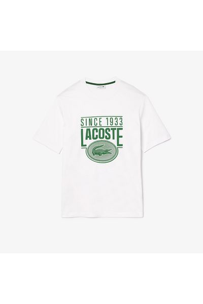 Lacoste Loose Fit Cotton Jersey Print T-shirt - TH7315-00-001