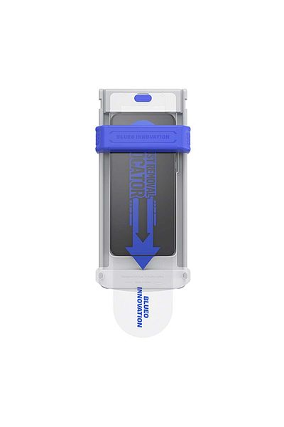 BLUEO Folie de protecție pentru iPhone 16 Pro Max, sticlă securizată, Ultra HD, aplicator 3D AR Full Glue Glass Pro, negru