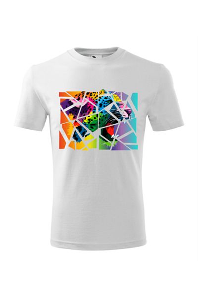 Malfini Tricou Copii, personalizat "Snarling Leopard"