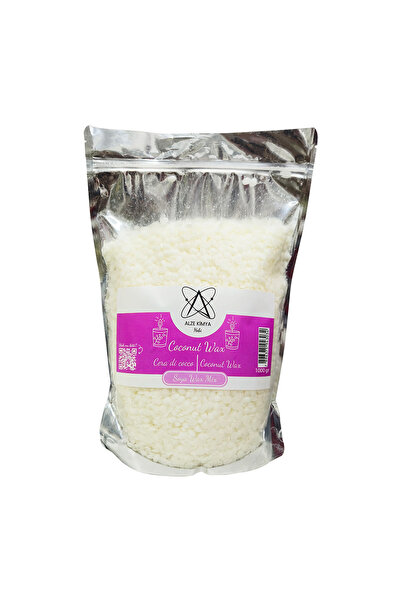 Alze Kimya Hobi Coconut Wax 1 kg | Kap İçi Döküm | Soya Wax Karışımlı