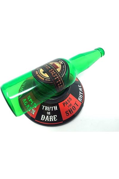 Flo Drinking Game Spin the Bottle, spin the bottle and accept the challenge, 2-6 players, ABS material,