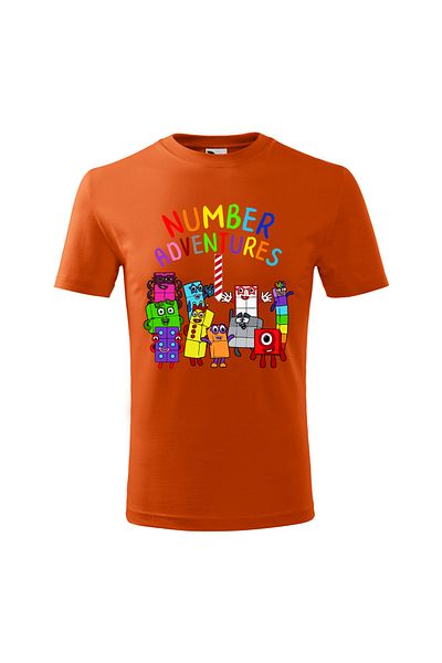 Malfini Tricou personalizat, "Numberblocks 3"