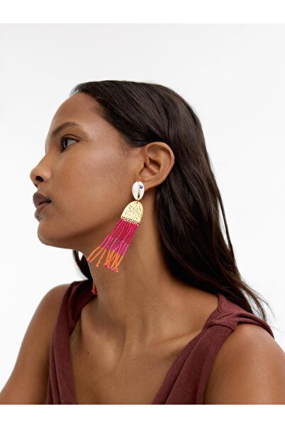 PARFOIS Deniz Kabuklu ve Boncuklu Küpe