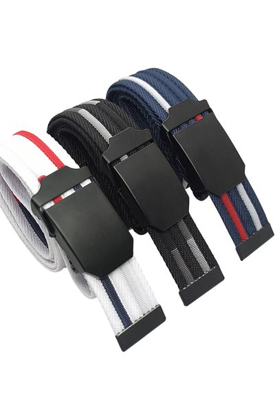 Deribond 3 Pieces Belt Black Men's Palaska Style