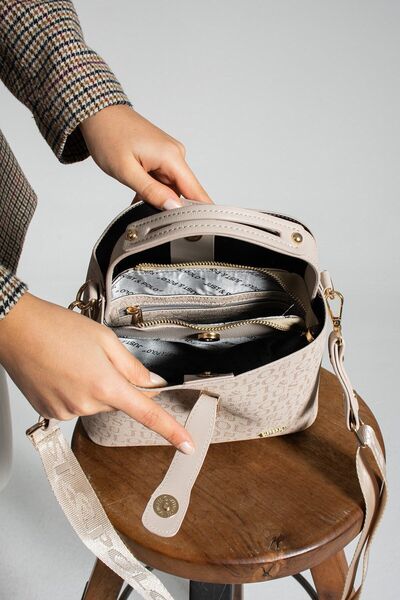 LUST POLO New Season Original Just Polo 4 Compartment Medium Size Classic Sports Model Women's Shoulder Bag and Handbag