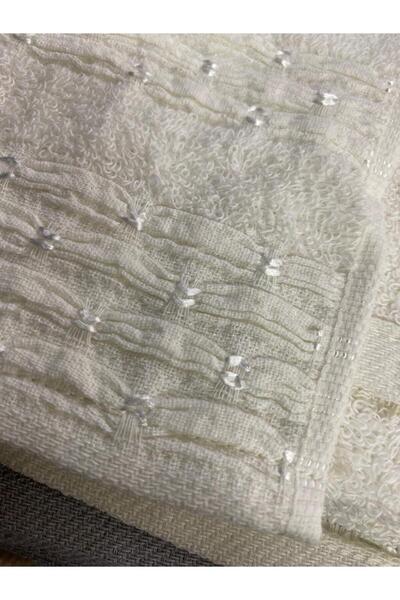 Bonny Home Pearl Pattern 3-Piece Bath Towel Set – 100X150 cm 100% Cotton, Soft Textured, Patterned.