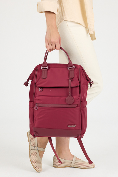 Chantria Suya Dayanıklı, Çok Gözlü, 14 inç Laptop Bölmeli Günlük Sırt Çantası CB00788