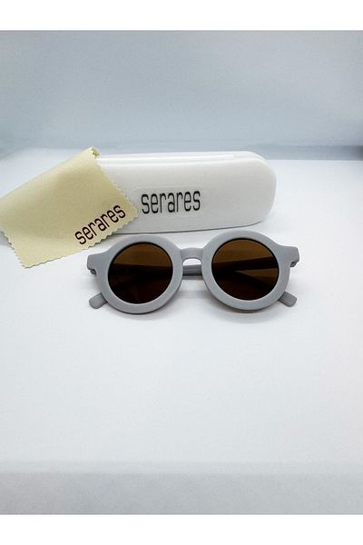 SERARES Geneva Model, Unisex Children, 3-7 Years, Gray Color, Uv400 Protection Children's Sunglasses