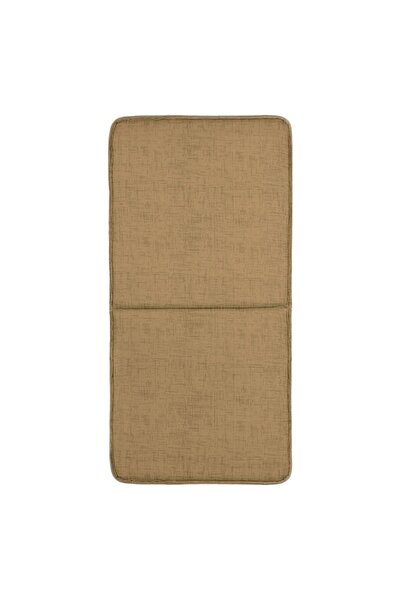 OEM Seat Cushion Beige with Backrest for Outdoor Spaces 87x43cm