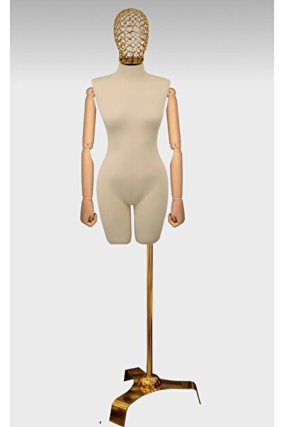 DİYAR DİZAYN 38 Beden Gold Kafalı Gold Ayaklı Pantolon Giyebilen Terzi Manken...
