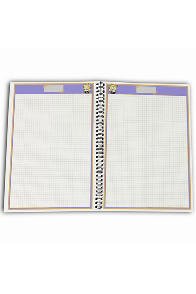 Define Moyas Genshin Impact Albedo Checkered A4 School Notebook 72 Sheets Model 1