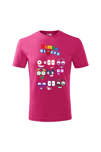 Malfini Tricou personalizat, "Numberblocks 2"