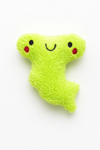Lazy Paws Cat Toy with Catnip and Bell, Stress Reliever, Relaxing Playmate - Green Hammer Head