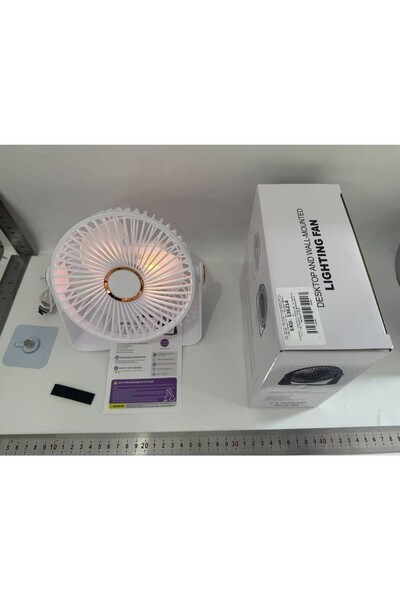 Flippy Ανεμιστήρας 2 σε 1, Flippy, Επιτραπέζιος/Επιτοίχιος, Φόρτιση USB, 3,7 V, 4,5 W, 1200 mAh, 17,5 x 17 x 7,6 cm, Λευκό