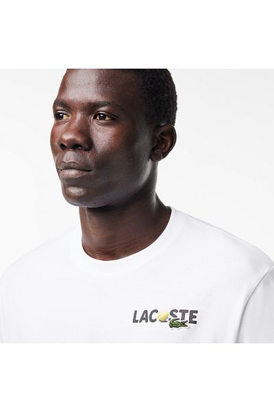 Lacoste Heavy Cotton Jersey Back Print T-shirt - TH7363-00-001