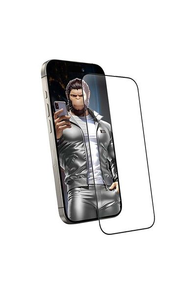 BLUEO Folie de protecție pentru iPhone 15 Plus / 16 Plus, sticlă securizată, Ultra HD, sticlă HD antistatică, transparentă