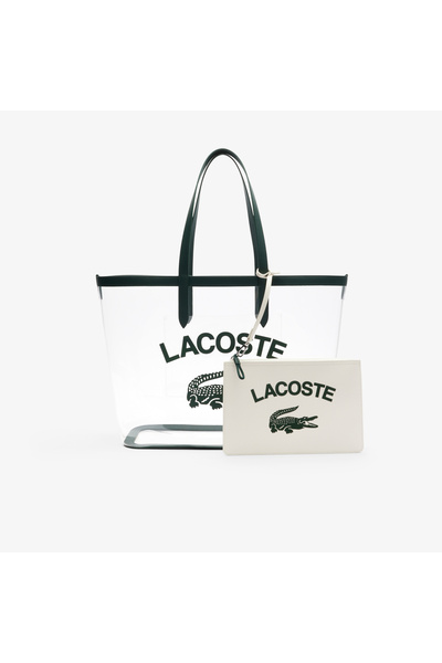 Lacoste حقيبة آنا كبيرة شفافة محببة - NF4930AS-Q67