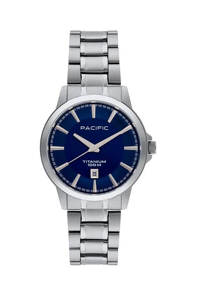 PACIFIC Men's Blue Quartz, MIYOTA 2115-6