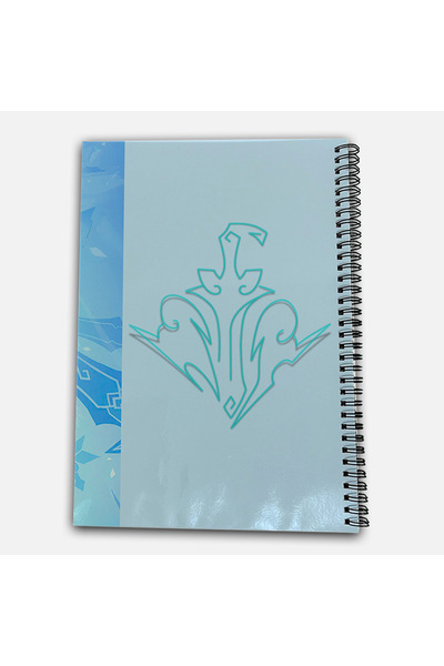 Define Moyas Genshin Impact Chongyun Striped A4 School Notebook 72 Sheets Model 2