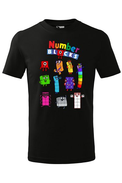 Malfini Tricou personalizat, "Numberblocks 1"