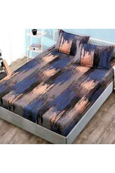 Ralex Set Bed Cover Finet Elegance + 2 Pillowcases for 160 x 200 cm Mattress, Blue, HF 2 FP 27