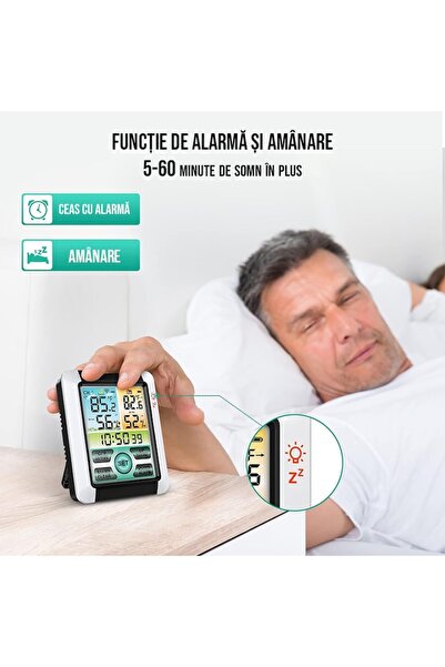 Danex Indoor and Outdoor Hygrometer/Thermometer, Digital Temperature and Humidity Meter with Sensor, LCD D